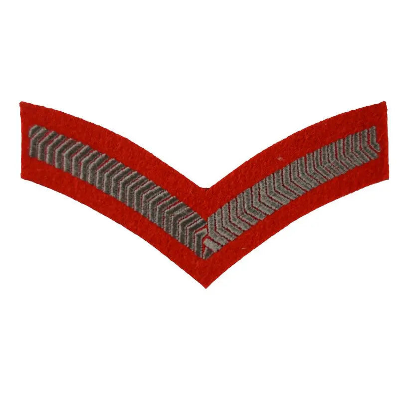 1 Bar Chevron Lance Corporal (LCpl) Army Medical Services Service Stripe British Army Badge wyedean