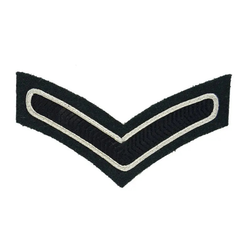 1 Bar Chevron Lance Corporal (LCpl) The Rifles Infantry Service Stripe British Army Badge wyedean