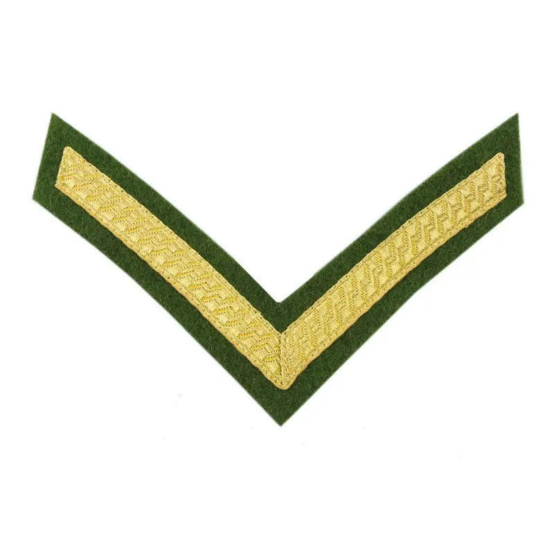 1 Bar Chevrons Lance Corporal (LCpl) Service Stripe Intelligence Corps British Army Badge wyedean