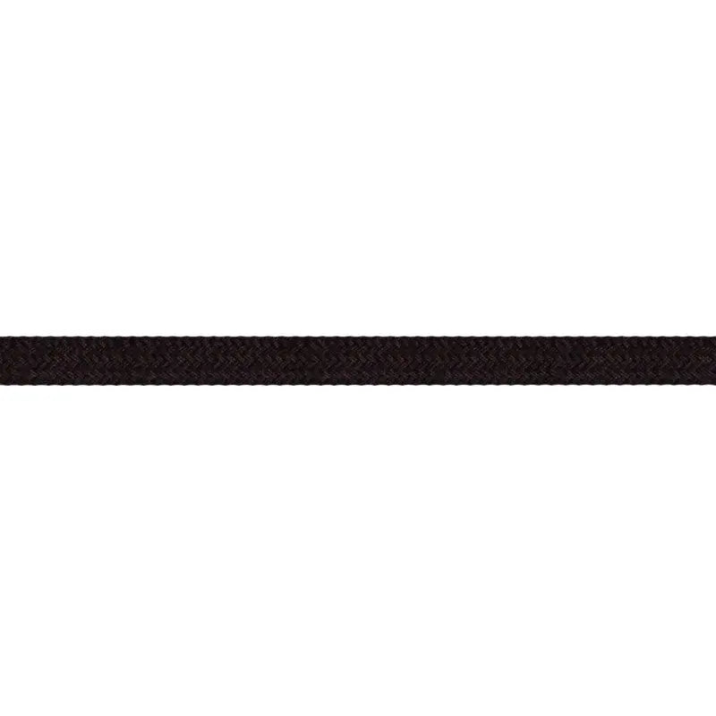 10mm Black Worsted Flat Braid wyedean