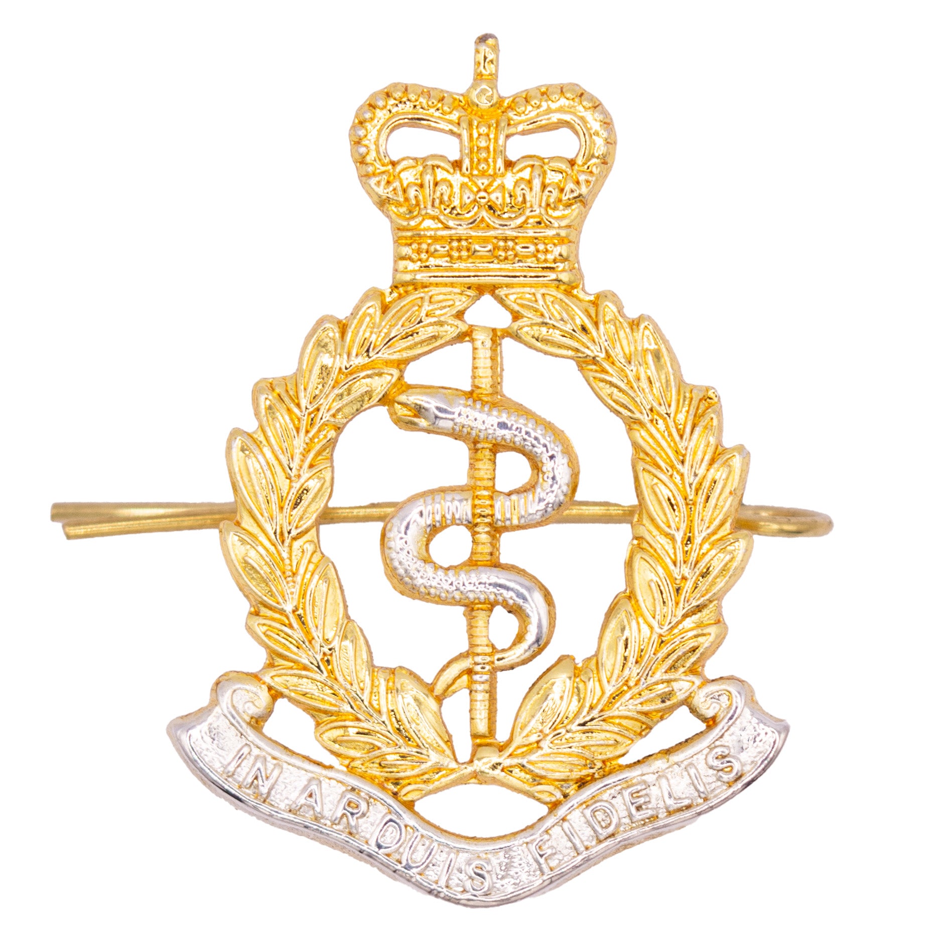 Royal Army Medical Corps (RAMC) Officers Insignia Cap Badge