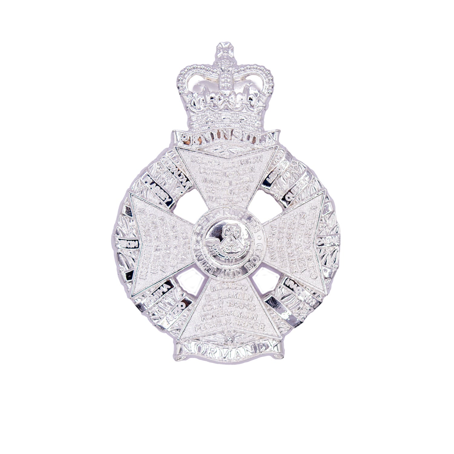 The Rifles Warrant Officer (WO) Cross Belt Metal Badge