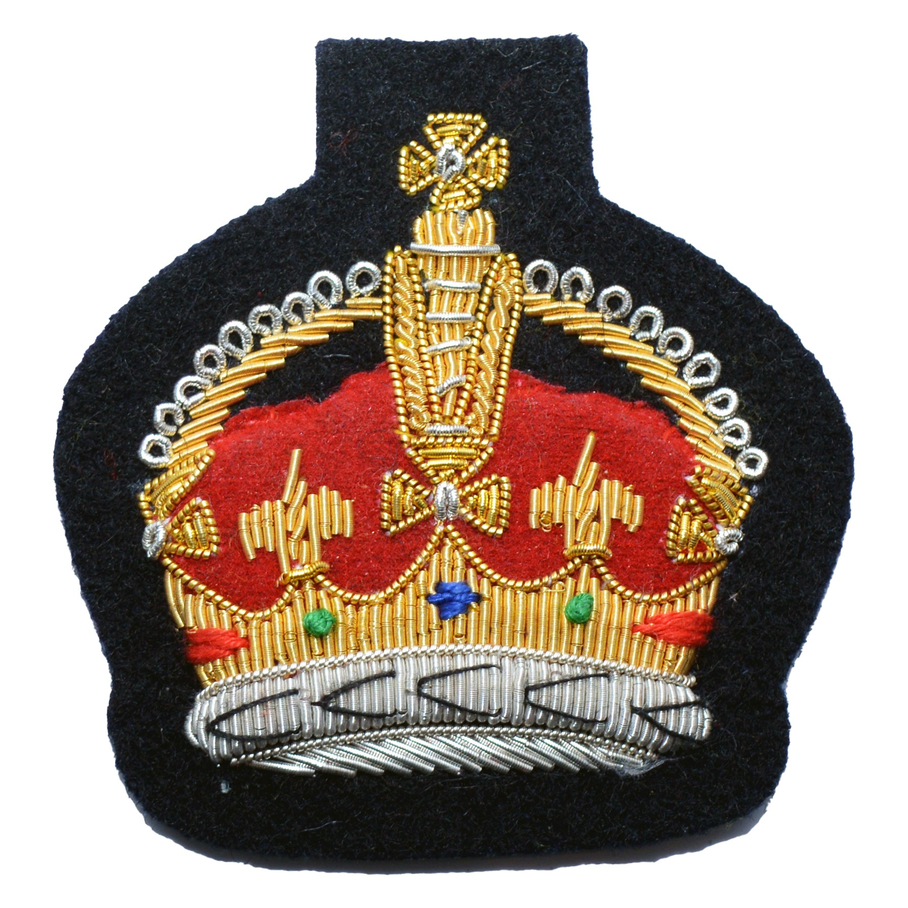 (Kings Crown) Royal Hospital Chelsea Large Crown Rank Badge Warrant Of