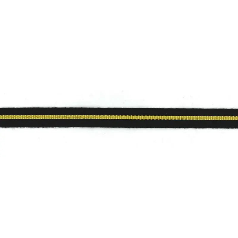 14mm Royal Air Force Rank Braid  Black and Gold wyedean