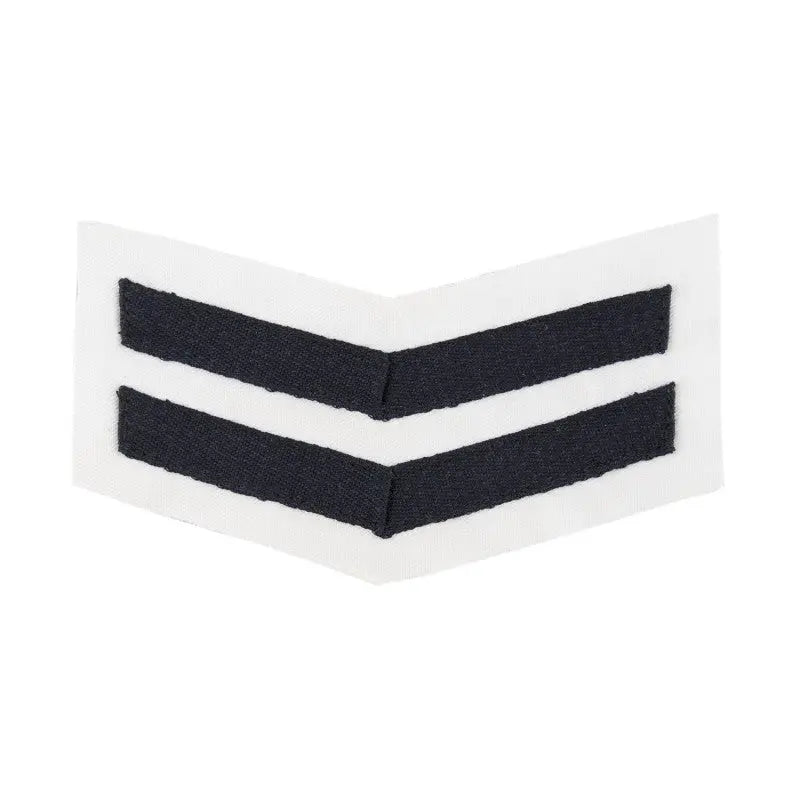 2 Bar Chevron Corporal (Cpl) All rates Good Conduct Service Stripe Royal Navy Badge wyedean