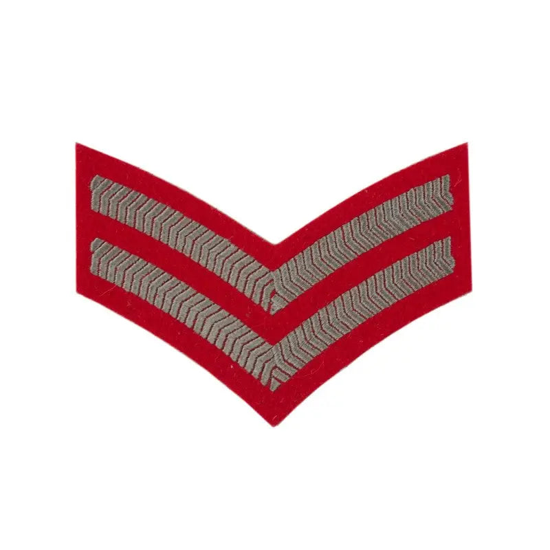 2 Bar Chevron Corporal (Cpl) Queen Alexandras Royal Army Nursing Corps (QARANC) Army Medical Services British Army Badge wyedean