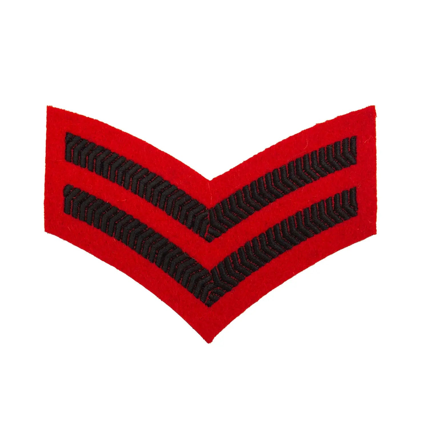 2 Bar Chevrons Corporal Band of the Brigade of Gurkhas Service Stripe British Army Badge wyedean