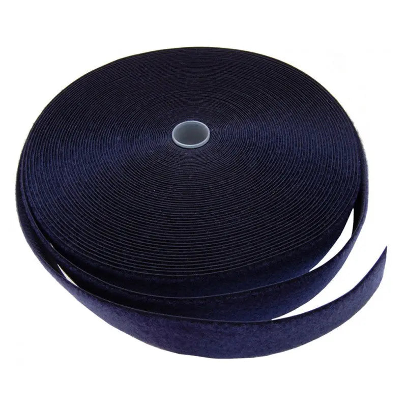 20mm Dark Blue Tac-Flex Polyester Touch and Close Fastener Hook and Loop Loop wyedean