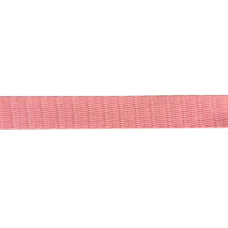 25mm Baby Pink Polypropylene Double Plain Weave Webbing wyedean