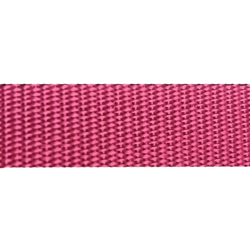 25mm Cerise Pink Polypropylene Double Plain Weave Webbing wyedean