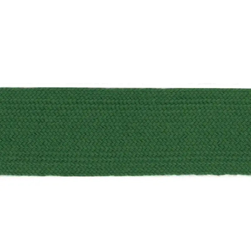 25mm Emerald Green Worsted Flat Braid wyedean