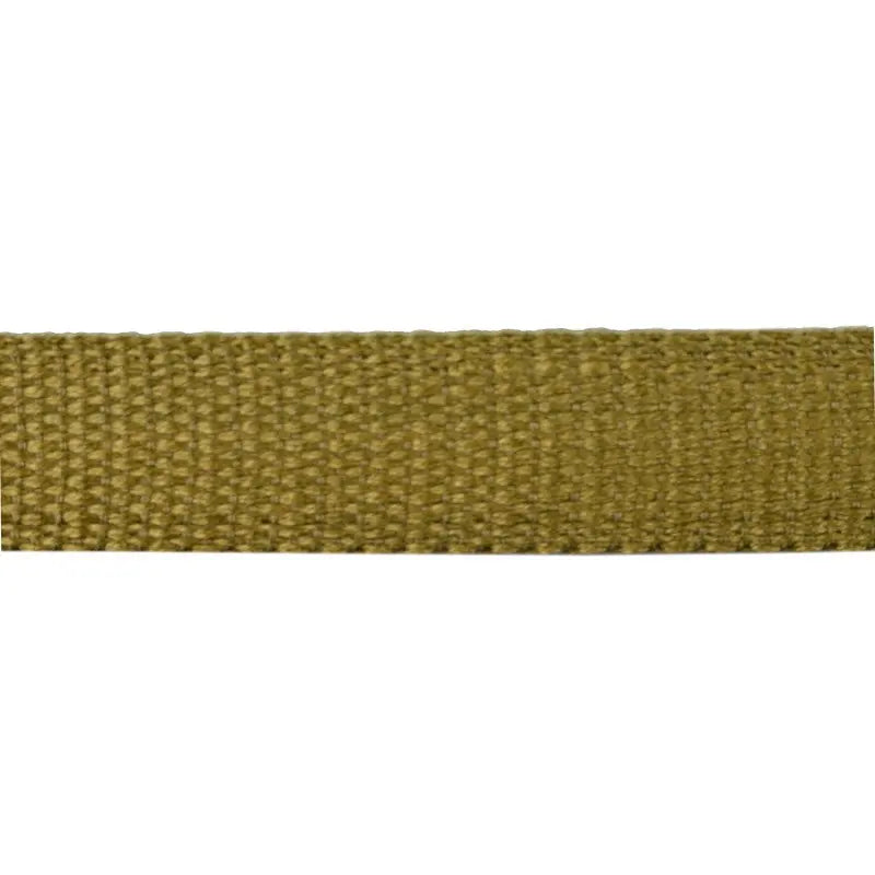 25mm Khaki Green Plain Weave Cotton Webbing | Wyedean