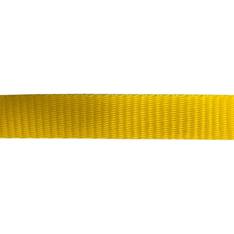 25mm Yellow Polyethylene Plain Weave Self Binding Weave Webbing wyedean
