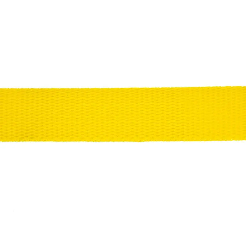25mm Yellow Polypropylene Double Plain Weave Webbing wyedean