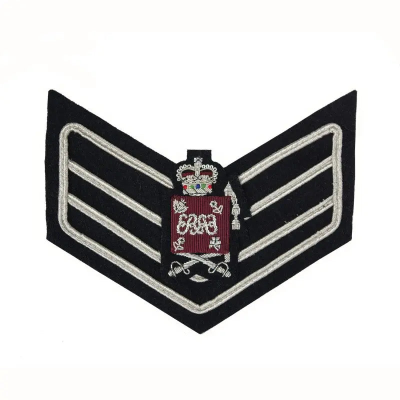 3 Bar Chevron Colour Sergeant (Sgt) and CQMS Service Stripe Honourable Artillery Company (HAC) Infantry British Army wyedean