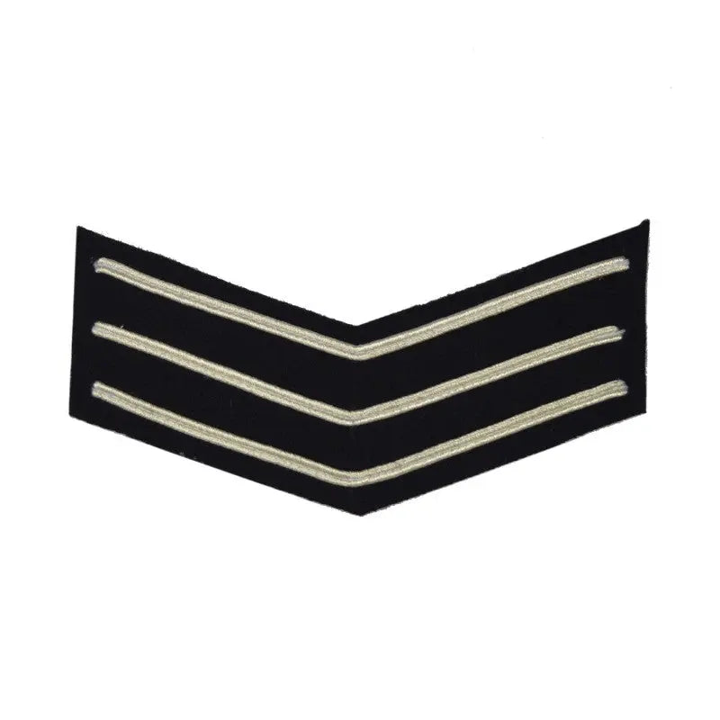 3 Bar Chevron Sergeant (SGT) Service Stripe Warrant Officer (WO) Bandmaster wyedean