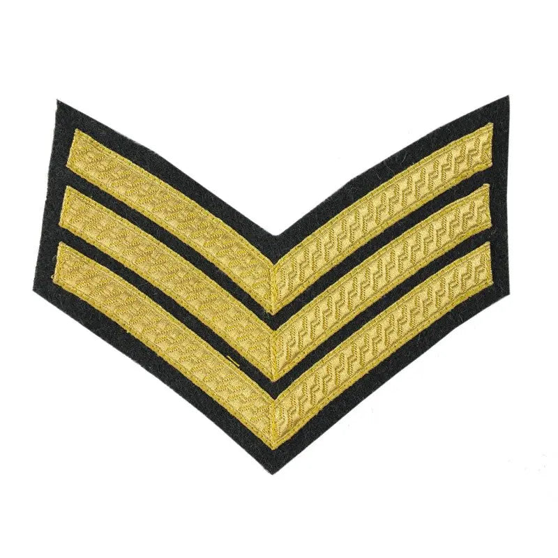 3 Bar Chevron Sergeant (Sgt) All Scottish Infantry Regiments Service Stripe British Army Badge wyedean