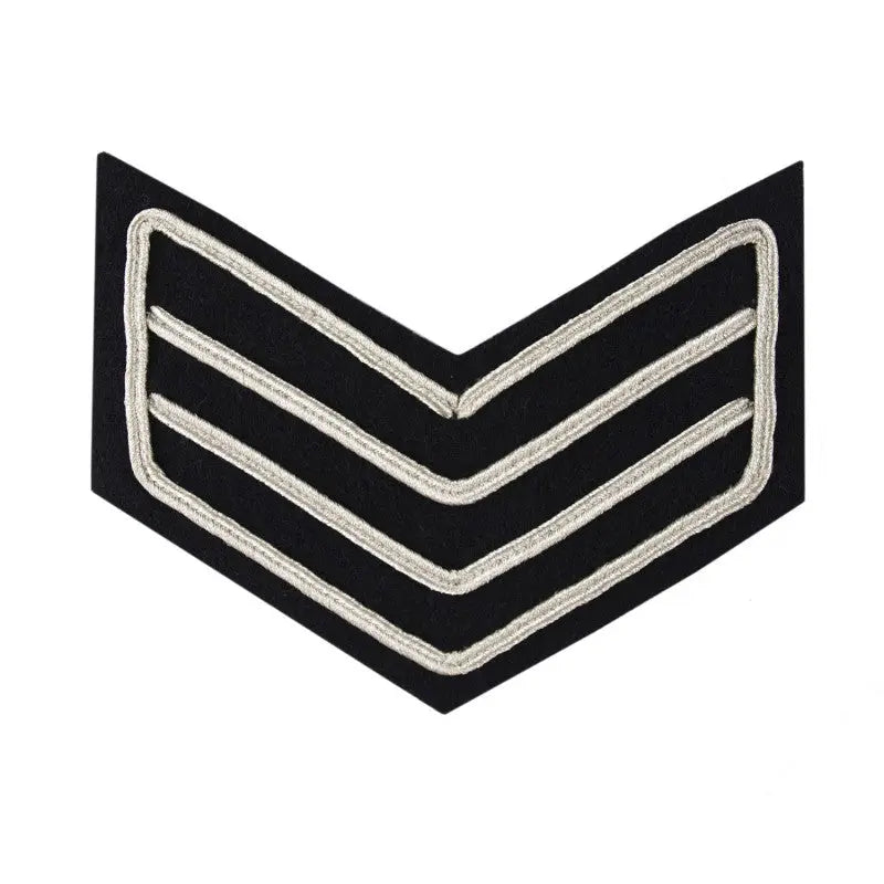 3 Bar Chevron Sergeant (Sgt) Honourable Artillery Company (HAC) Infantry Service Stripe British Army Badge wyedean