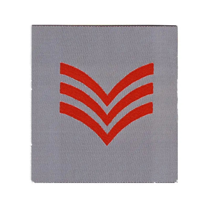 3 Bar Chevron Sergeant (Sgt) rank patch QARANC Army Medical Services Badge British Army Badge wyedean