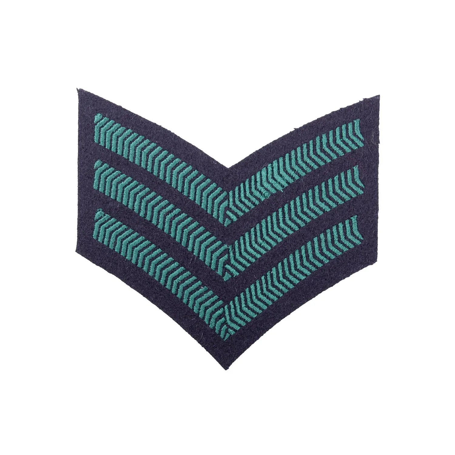 3 Bar Chevrons Sergeant (SGT) Service Stripe Royal Irish Regiment British Army Badge wyedean