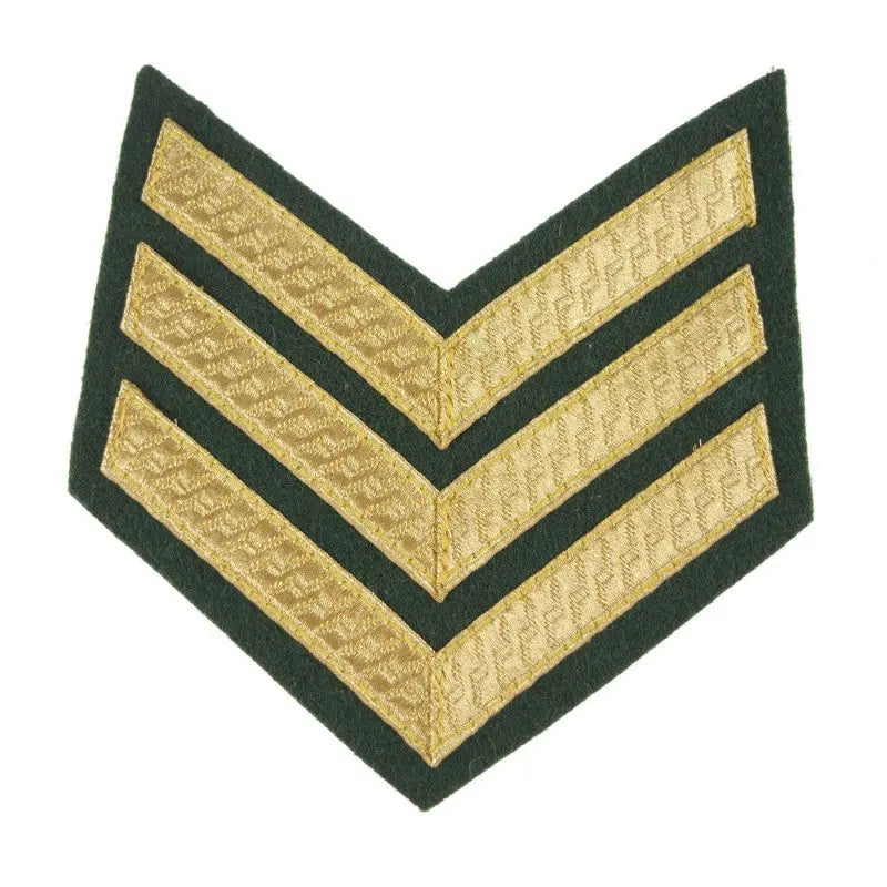 3 Bar Chevrons Sergeant (Sgt) Royal Marines (RM) Service Stripe Royal Navy Badge wyedean