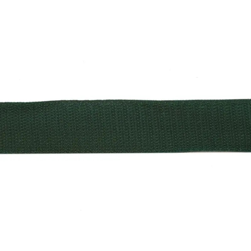 30mm Bottle Green Polyester Tac-Flex Touch and Close Fastener Hook and Loop Hook wyedean