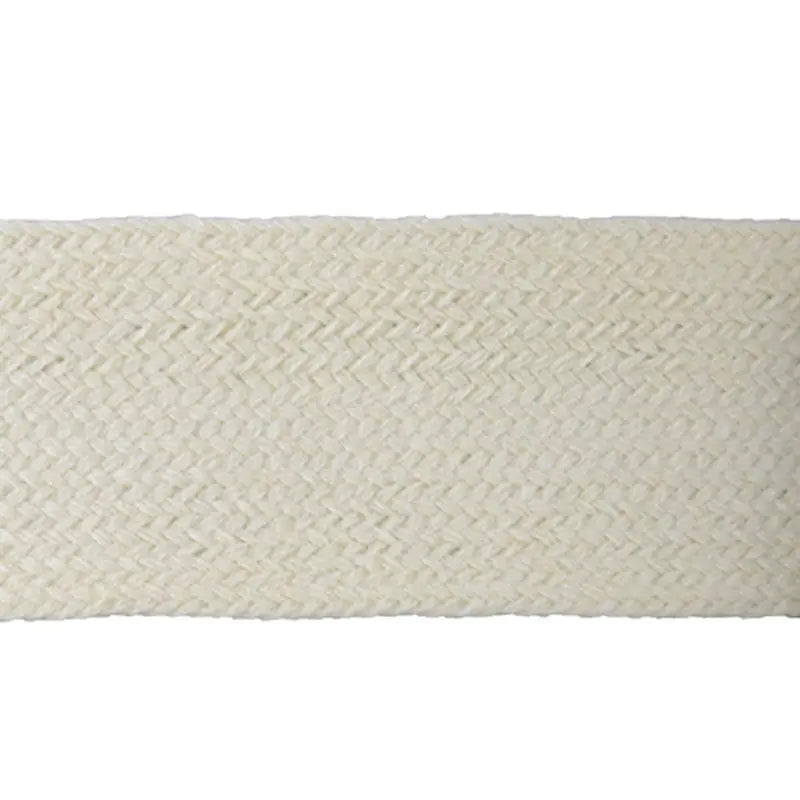 30mm Natural White Worsted Flat Braid wyedean