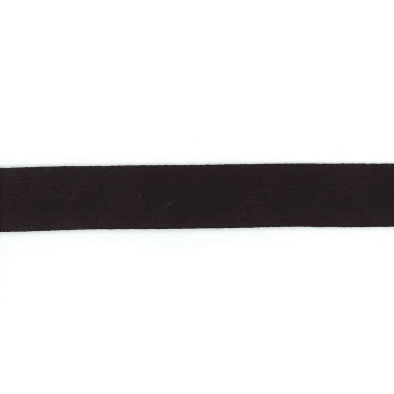 Black Cotton Flat Braid