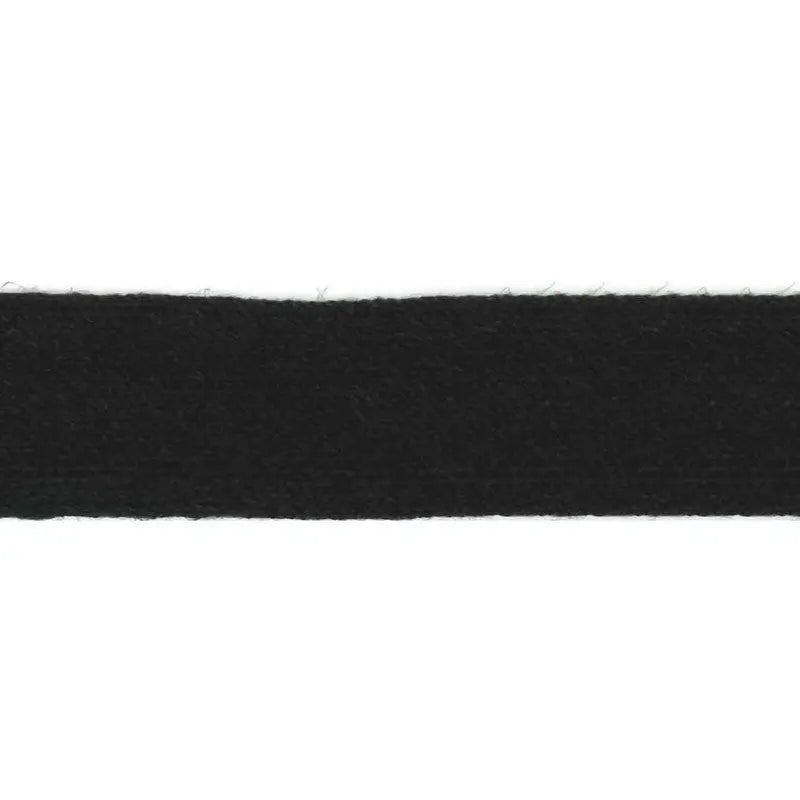 Black Worsted Flat Braid