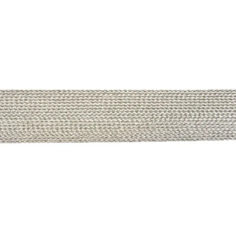 36mm Silver Metallised Polyester Hercules Flat Braid wyedean
