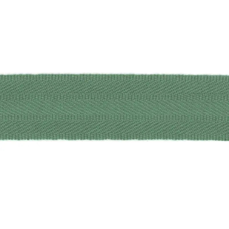 38mm Kelly Green Synthetic Herringbone Lace wyedean