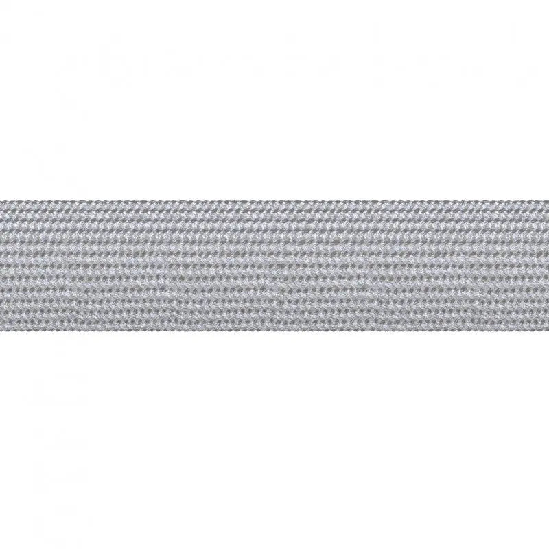 38mm Silver Metallised Polyester Flat Braid wyedean