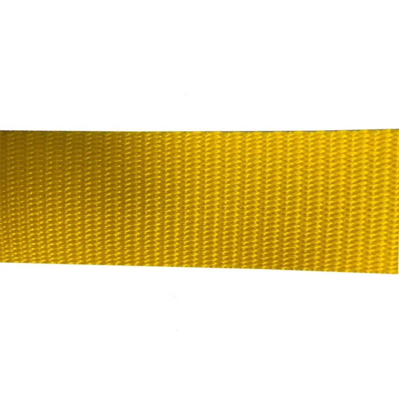 38mm Yellow Polyproylene Double Plain Weave Webbing wyedean