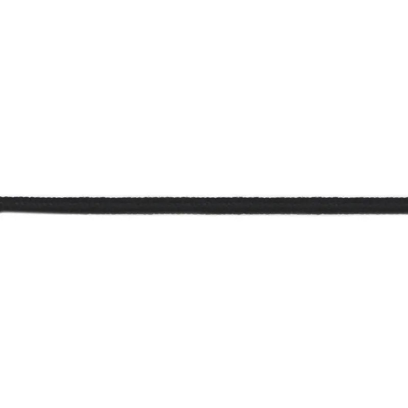 3mm Black Viscose Braided Cord wyedean