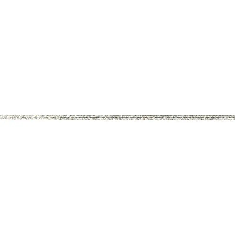 3mm Silver Metallised Polyester Russia Braid wyedean