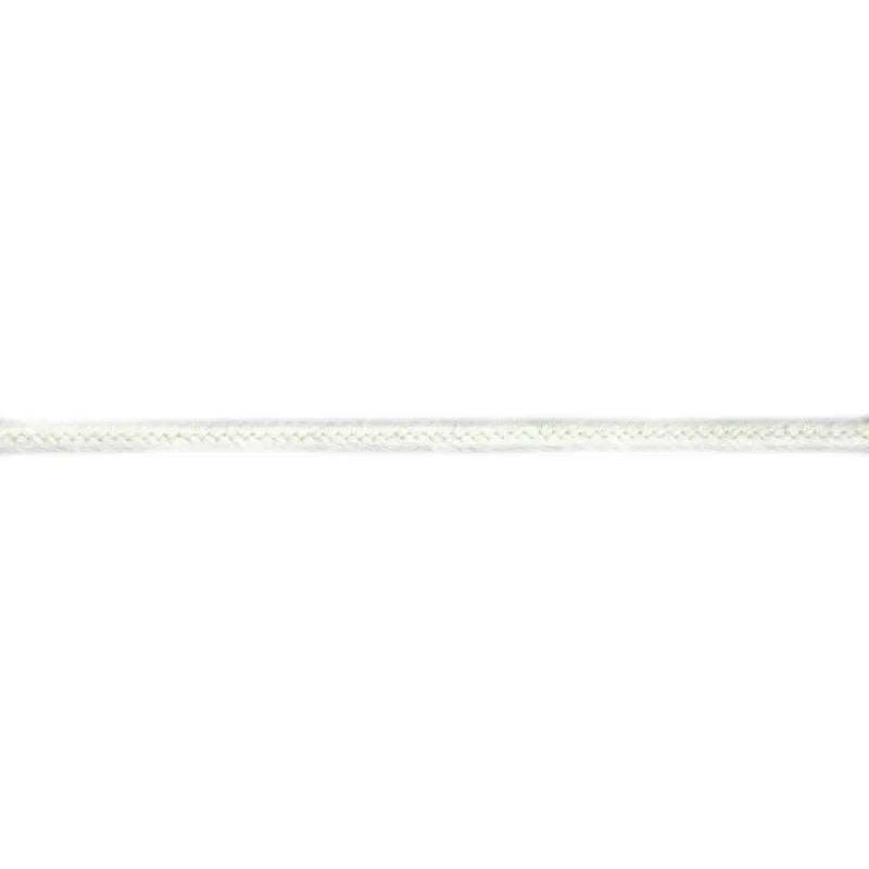 3mm White Viscose Braided Cord wyedean