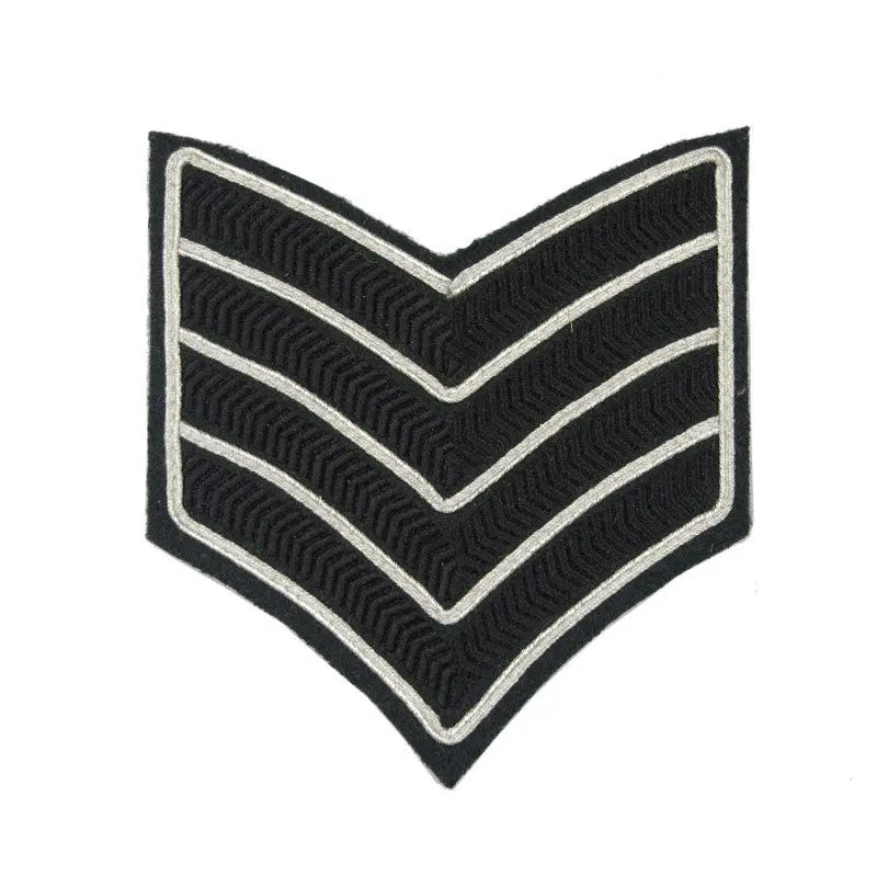 4 Bar Chevron Bugle Major Service Stripe The Rifles British Army Badge wyedean