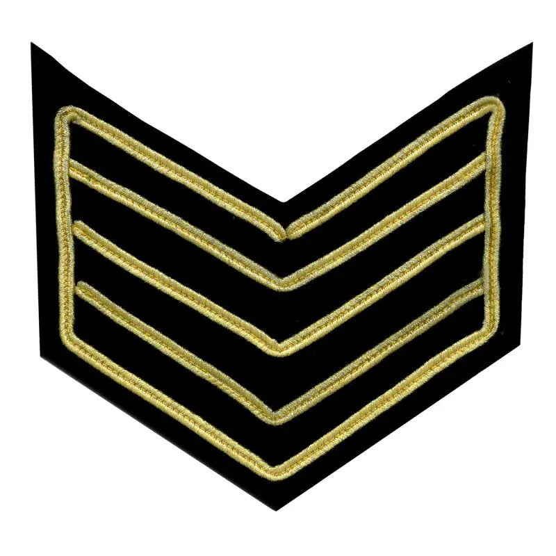 4 Bar Chevron Drum Major Service Stripe Household Division Household Cavalry British Army Badge wyedean