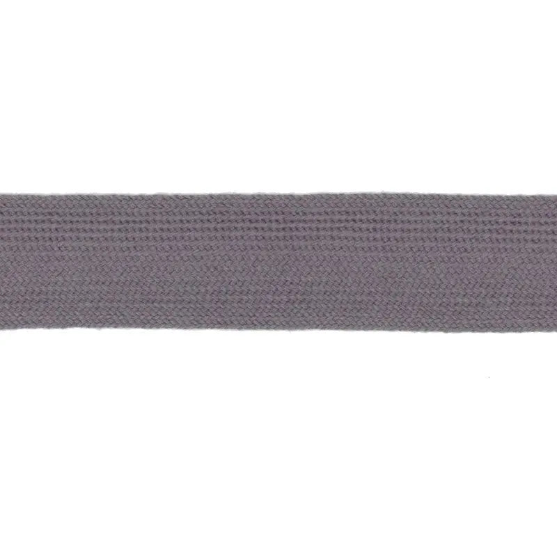 44mm Grey Worsted Flat Braid wyedean