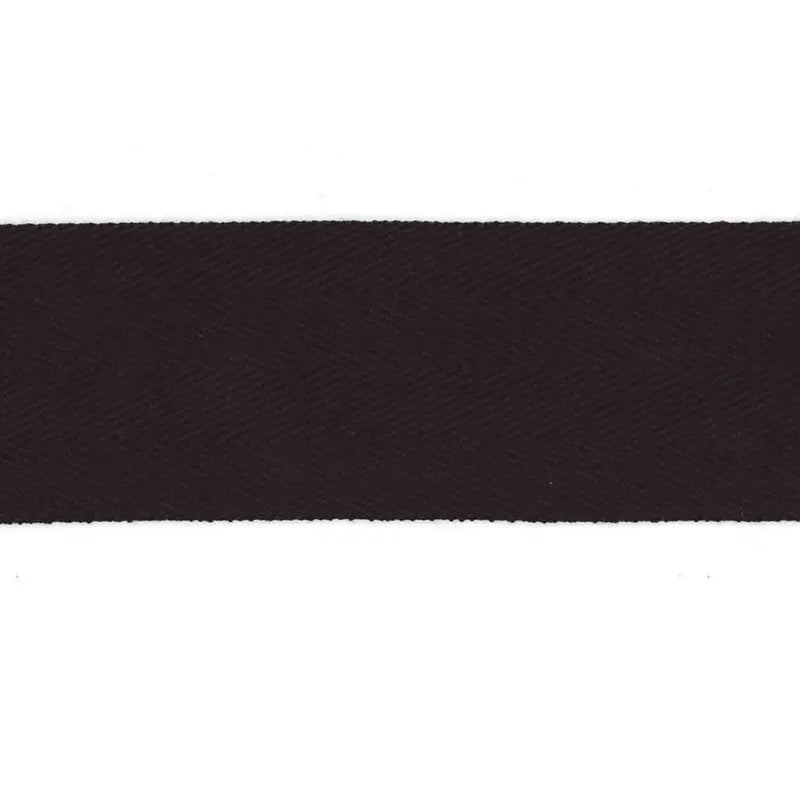 50mm Black Cotton Herringbone Lace wyedean
