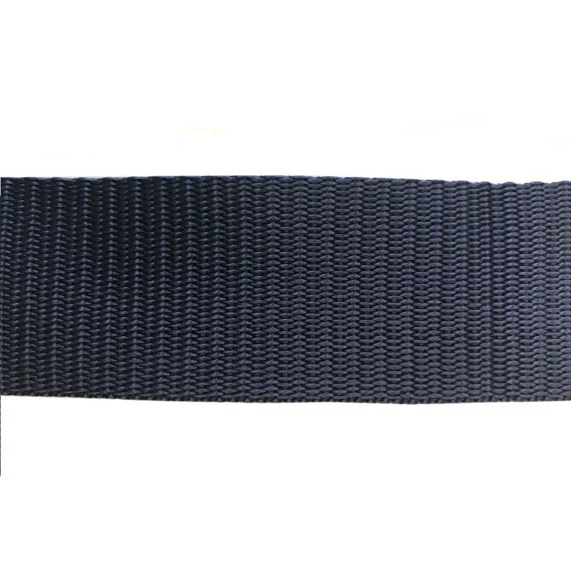 50mm Blue Navy Polypropylene Double Plain Weave Webbing wyedean