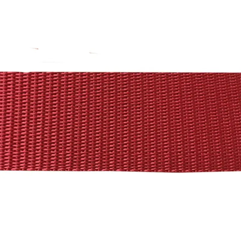 50mm Maroon Polypropylene Double Plain Weave Webbing wyedean