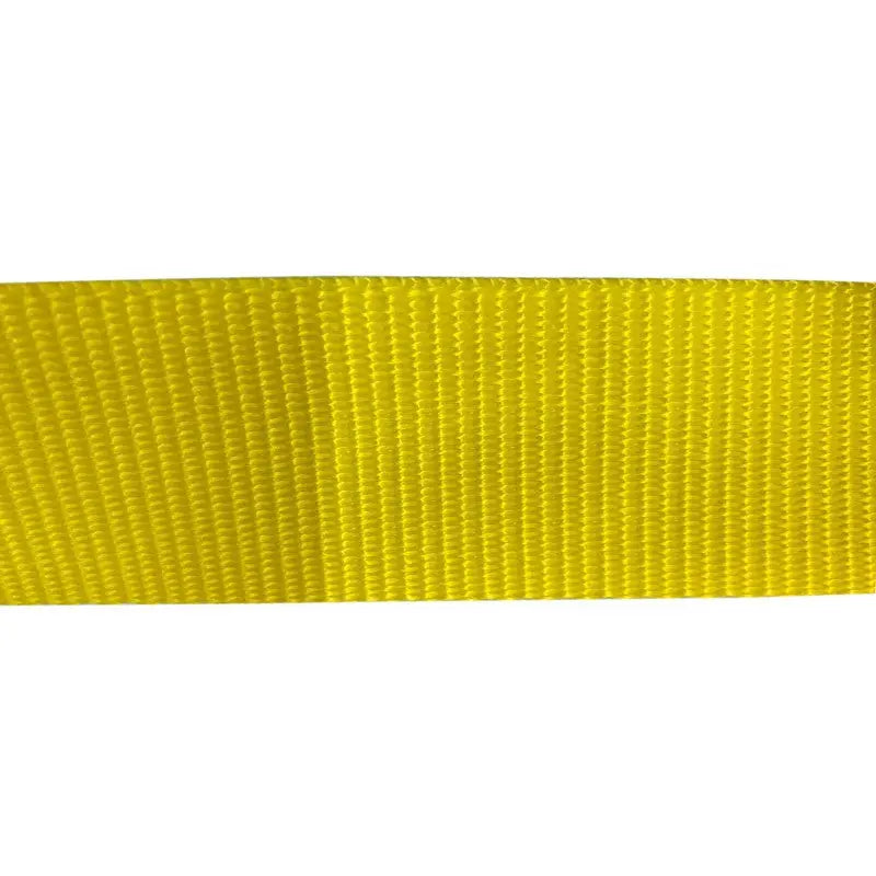 50mm Yellow Polypropylene Double Plain Weave Webbing wyedean