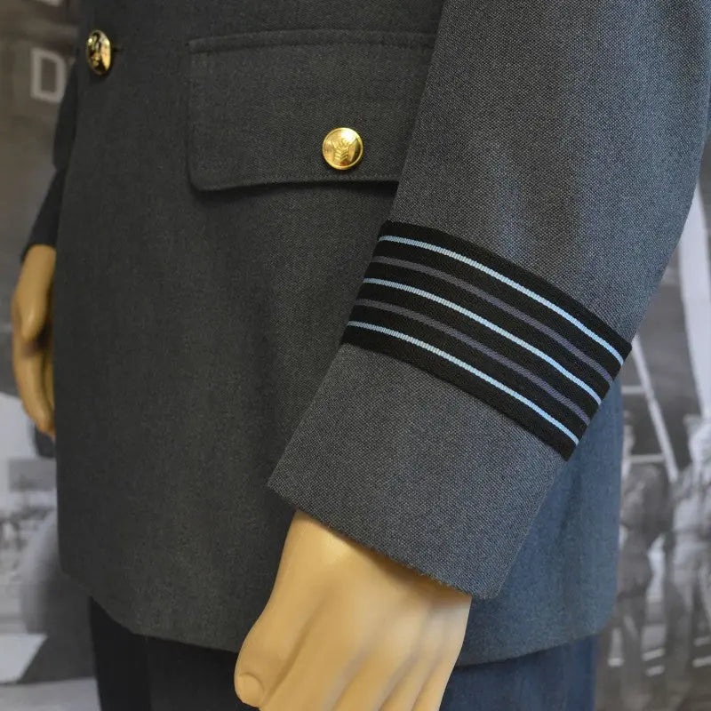 Wing Commander Raf Rank Genuine 51mm Wing Commander Black With Blue Stripe RAF Rank Braid
