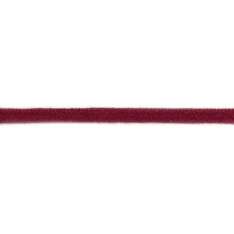 5mm Cherry Red Worsted Tubular Braid wyedean