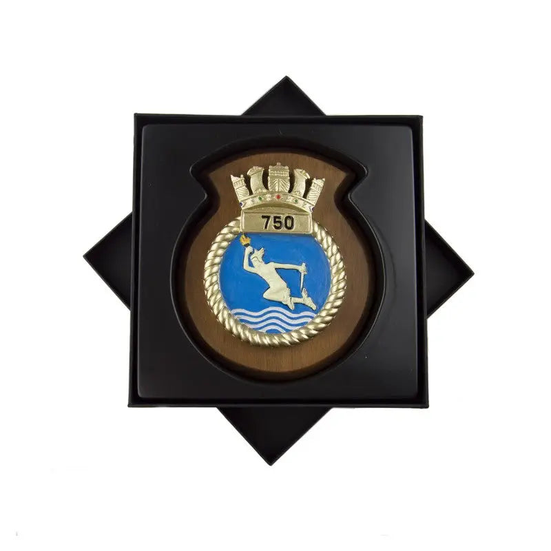 750 NAS 750 Naval Air Squadron Unit Crest / Plaque wyedean