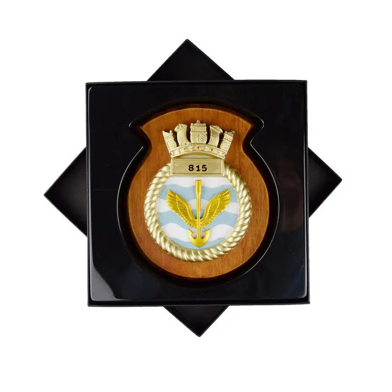 815 NAS 815 Naval Air Squadron Unit Crest / Plaque wyedean