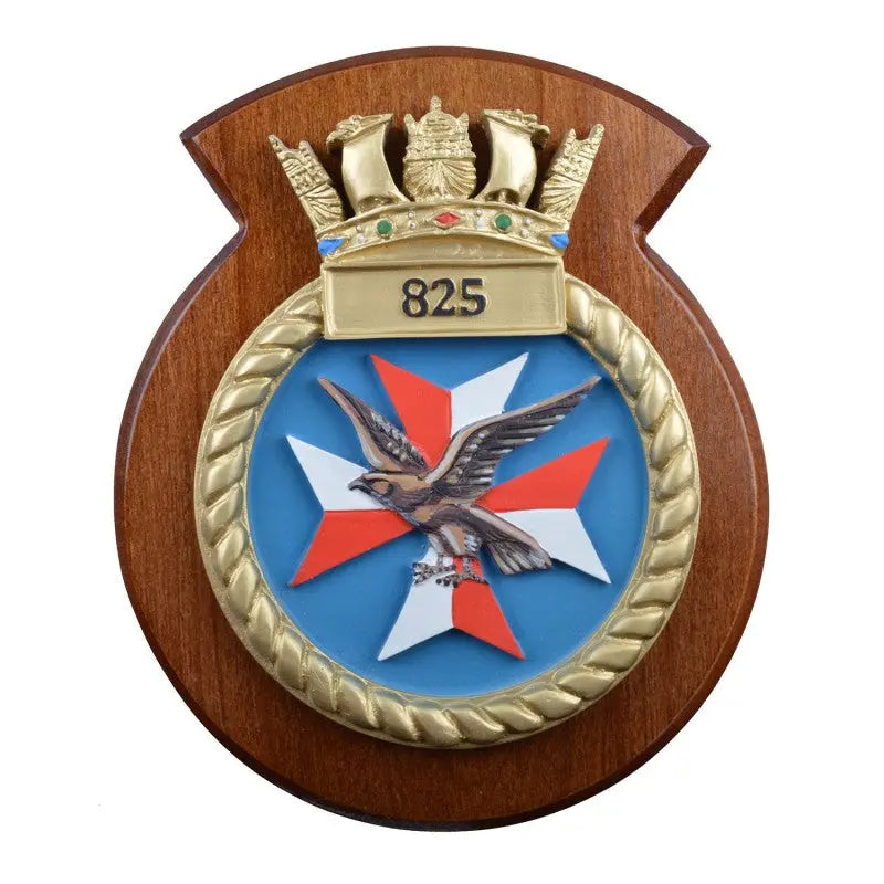 825 NAS 825 Naval Air Squadron Unit Crest / Plaque wyedean