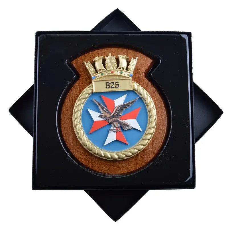825 NAS 825 Naval Air Squadron Unit Crest / Plaque wyedean