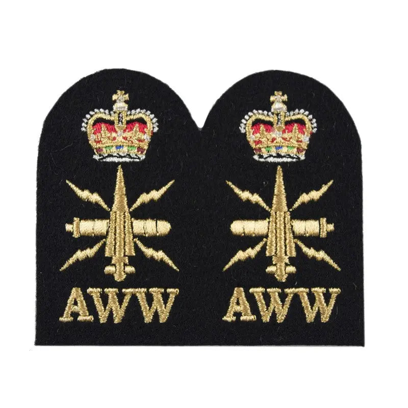 Above Water Weapons (AWW) Chief Petty Officer (CPO) Royal Navy Badge wyedean